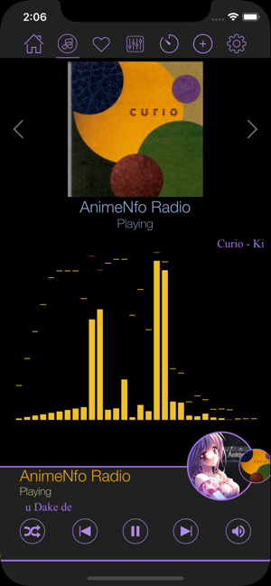 ‎Anime Music Radio Stations Capture d'écran