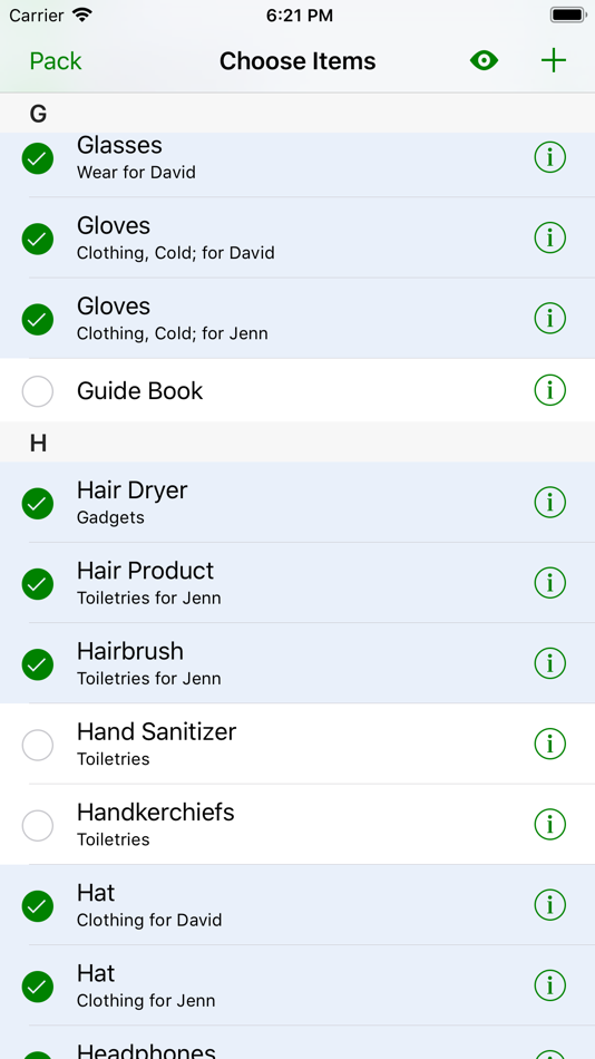 #3. Pack - Simple Packing List (iOS) 由: Dejal Systems, LLC