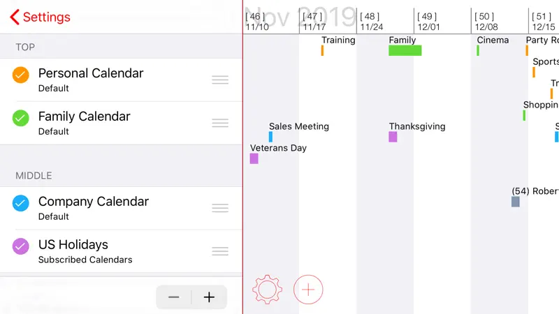 CoCoCal - Timeline Calendar screenshot 8 of 10