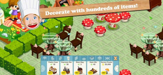 Screenshot of Restaurant Story