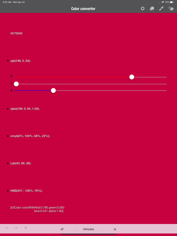 Screenshot #4 pour Color converter - RGB