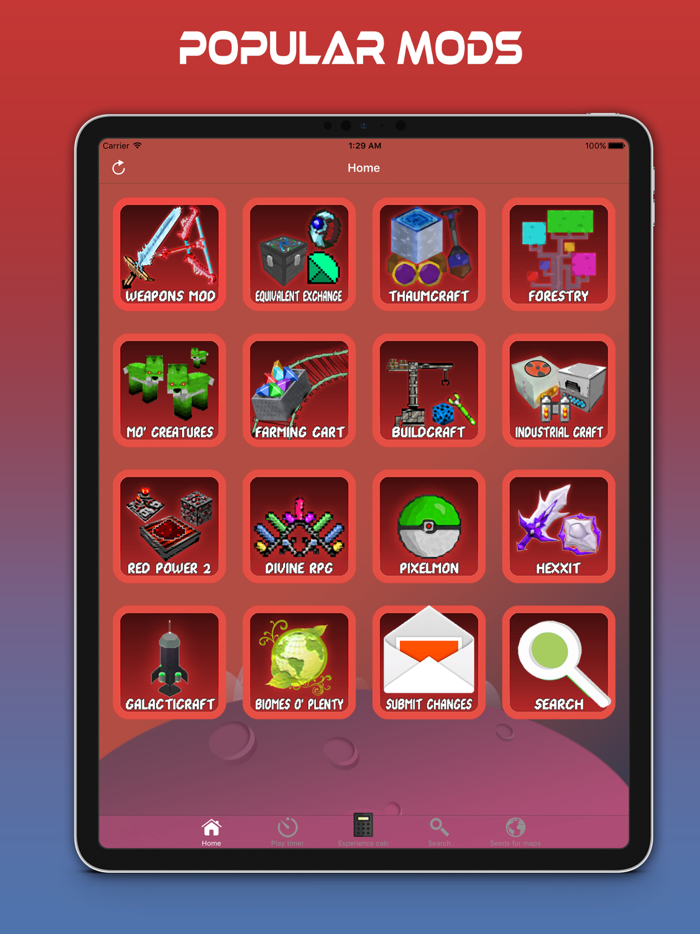 Mods crafting for minecraft PC