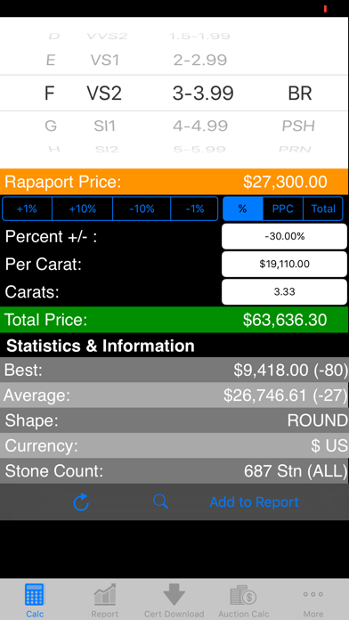 iDiamonds iPhone screenshot 5 - Business app