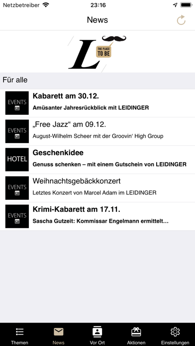 LEIDINGER Screenshot