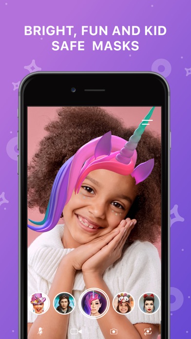 Screenshot #1 pour FunCam Kids: AR Selfie Filters