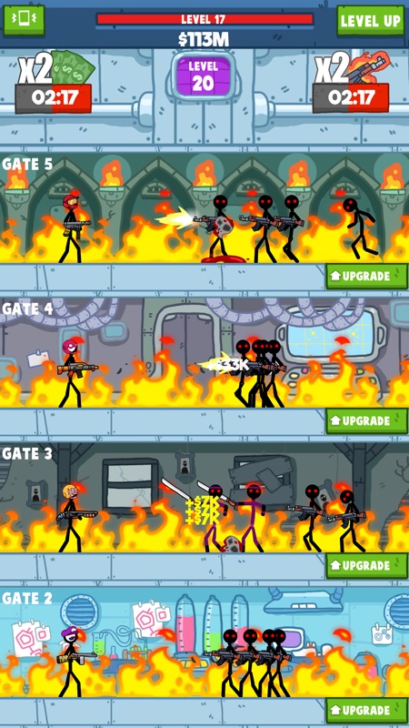 Idle Stickman screenshot 1