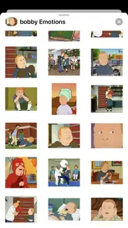 new bobby & hill emotions stic iphone screenshot 3