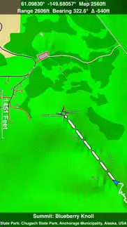 scenic map alaska iphone screenshot 1