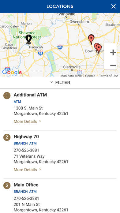 Morgantown Bank Mobile Banking Screenshot