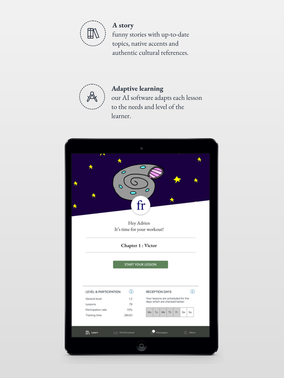 Learn French with Le Monde iPad screenshot 4 - Education app