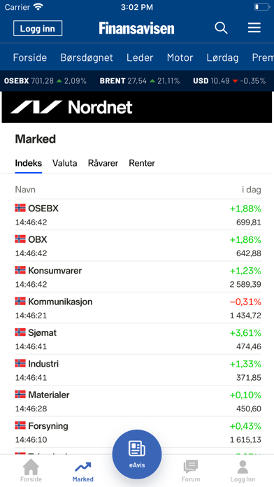 Finansavisen screenshot 4