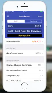mon Écran — paris schedules &+ iphone screenshot 1