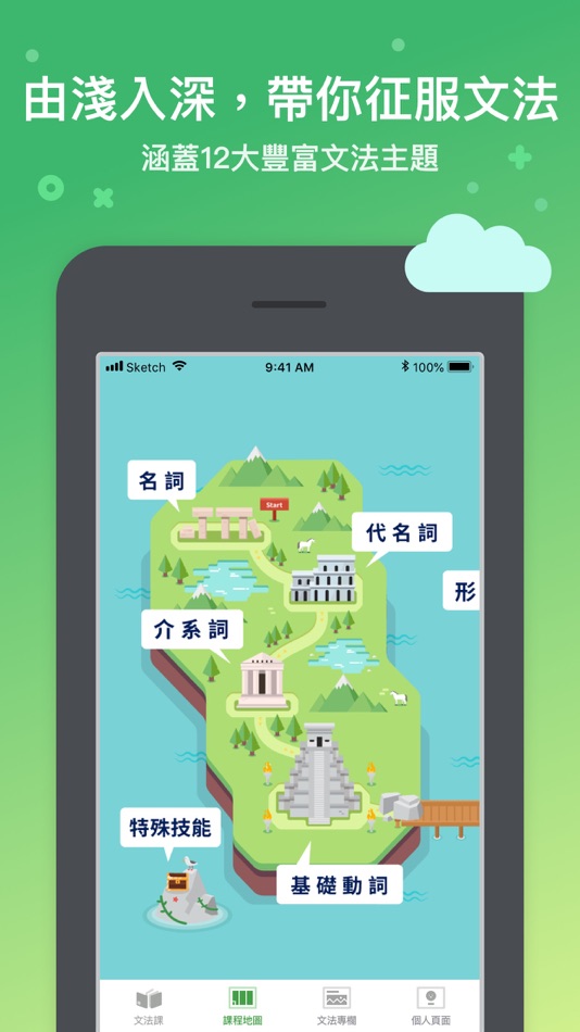 #1. 希平方 玩轉文法 (iOS) By: 希平方科技股份有限公司
