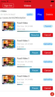 multi videos upload 4 youtube iphone screenshot 2