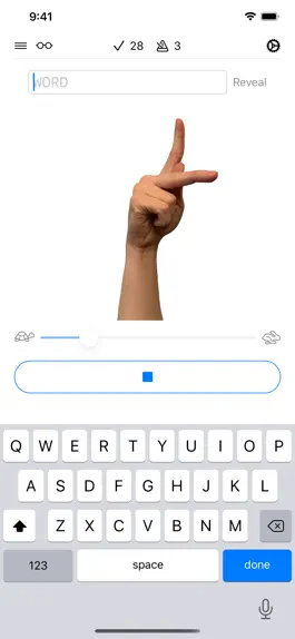 Game screenshot ASL Fingerspelling Practice apk
