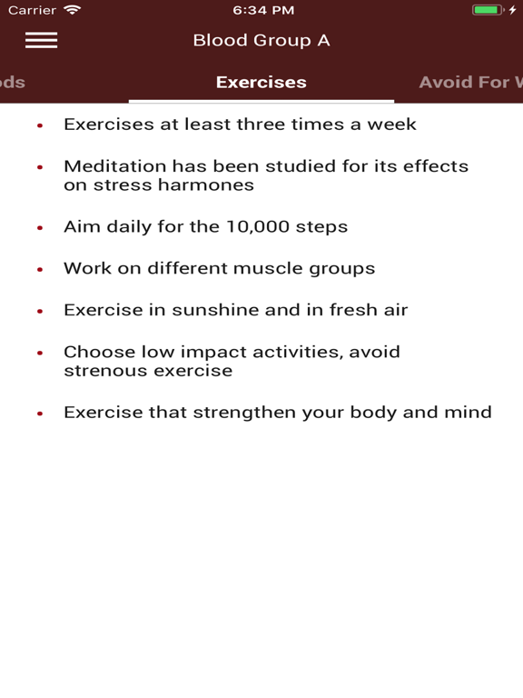 Screenshot #5 pour Diet Plan Of Blood Group