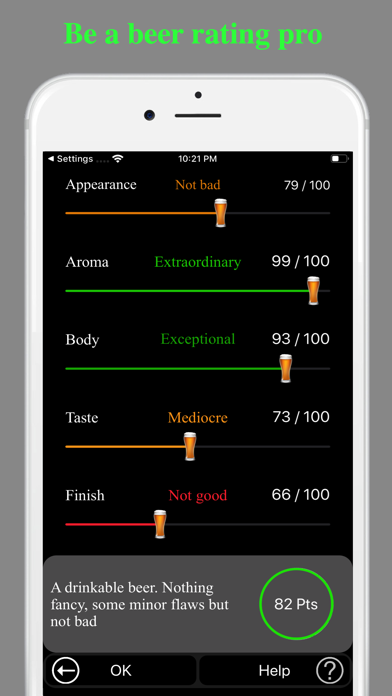 Beerista, the beer tasting app Screenshot