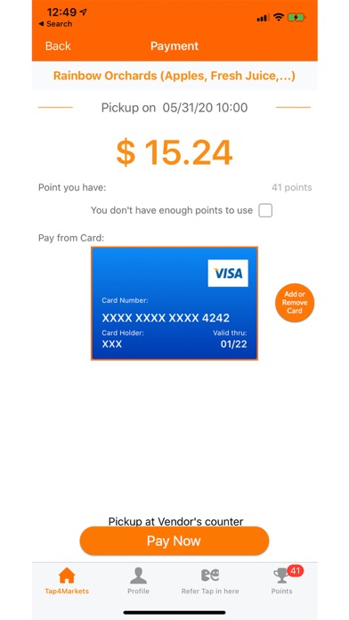 Tap4Markets Screenshot