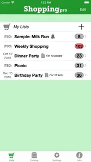 shopping pro (grocery list) iphone screenshot 2