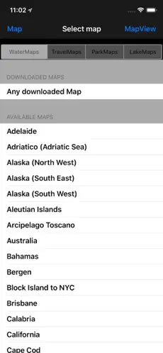 Captura 6 AIS Map : Marine & Lake charts iphone