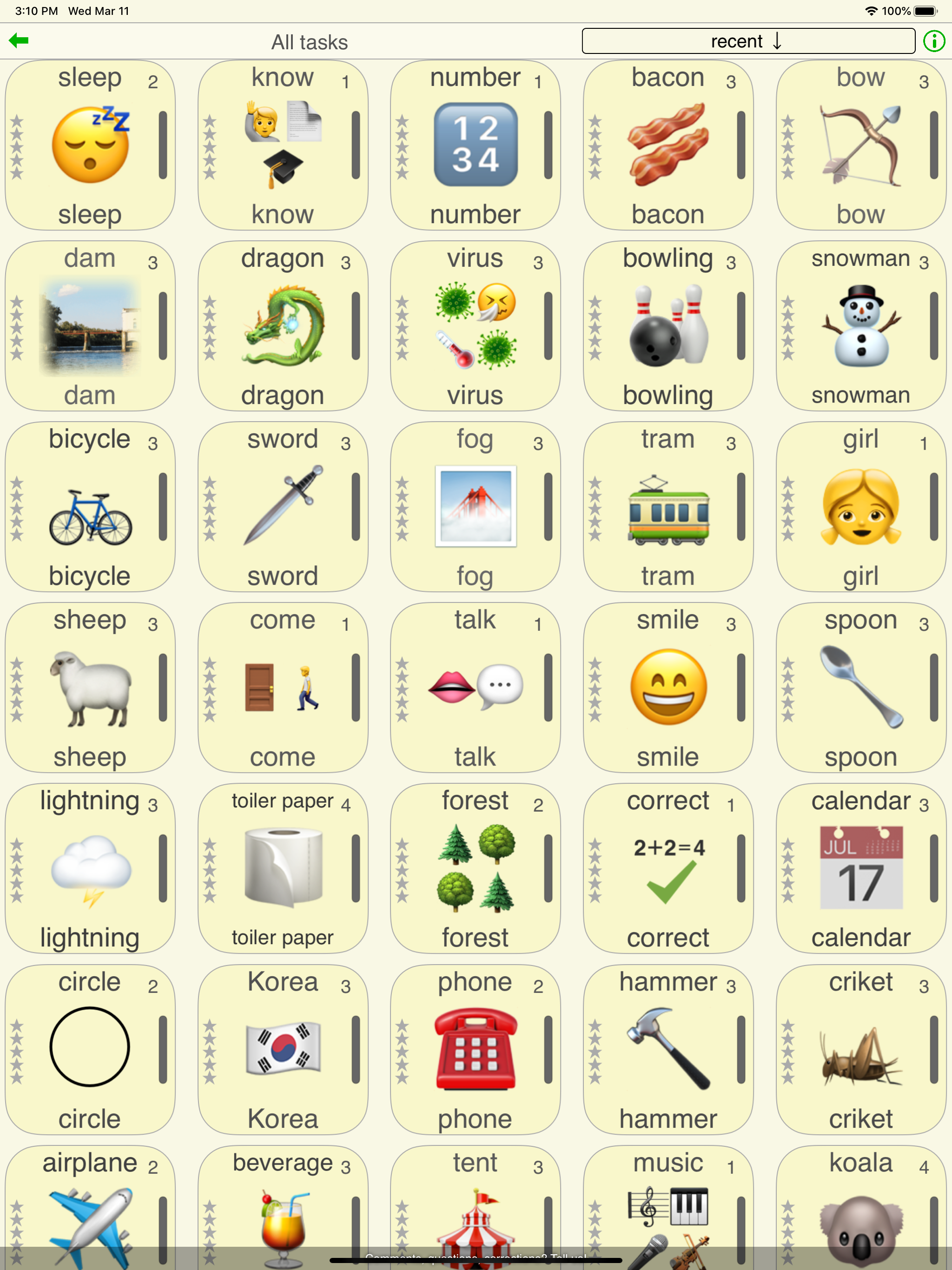 English - learn words screenshot 4