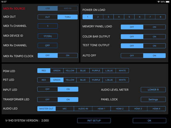 V-1HD Remote iPad screenshot 5 - Photo & Video app