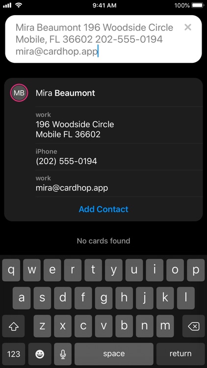 Cardhop screenshot-4