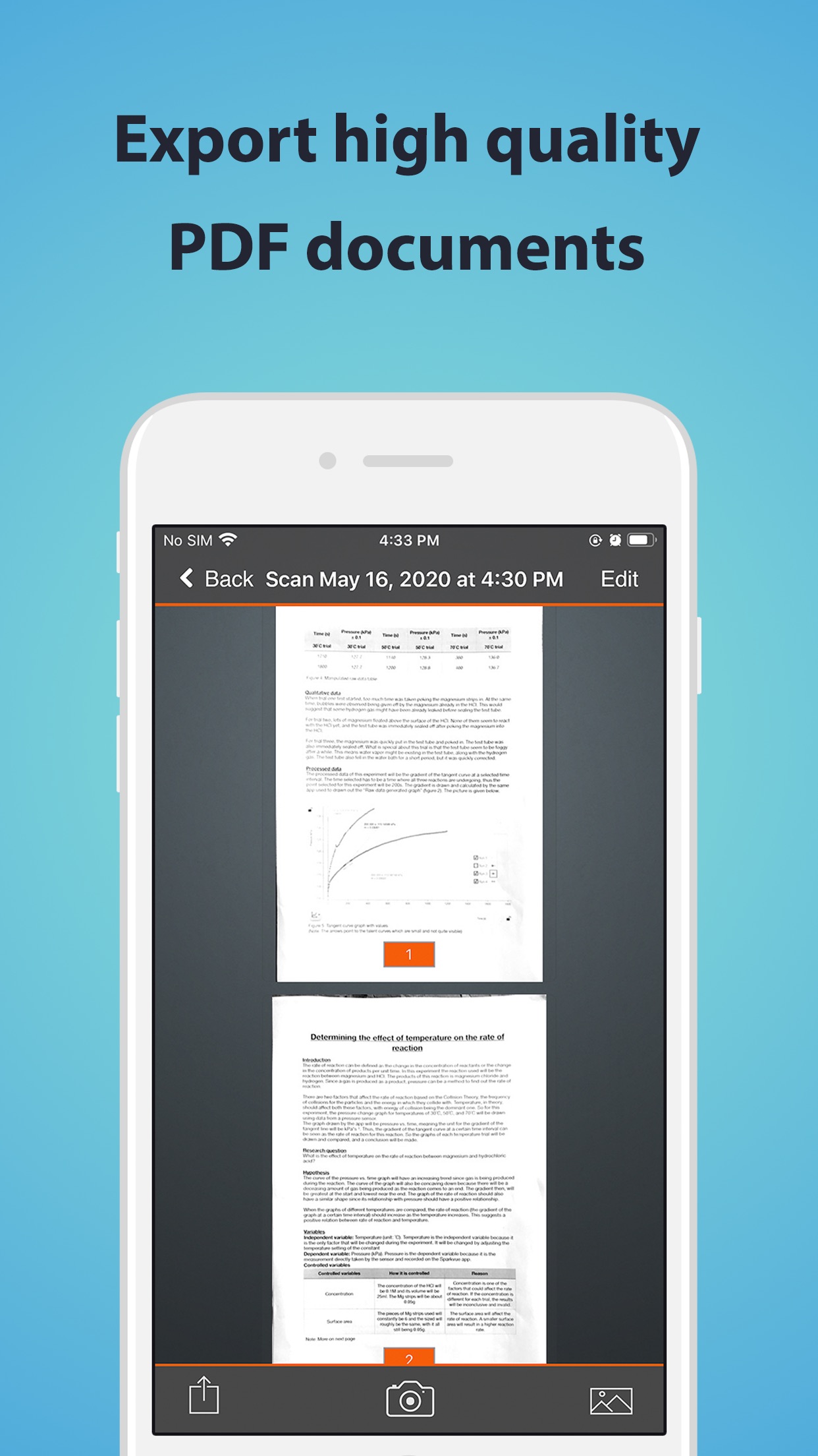 Screenshot do app TopScanner : PDF Scanner App