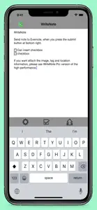 WriteNote Basic screenshot #1 for iPhone
