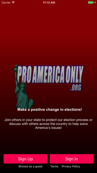 ProAmericaOnly Screenshot