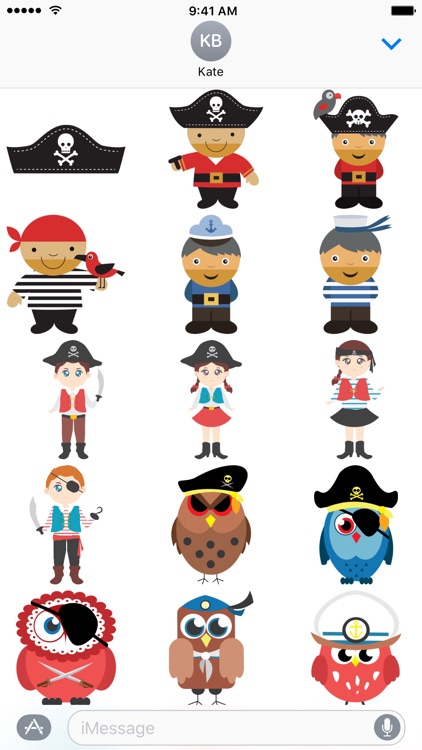 Pirate Stickers - Yar!