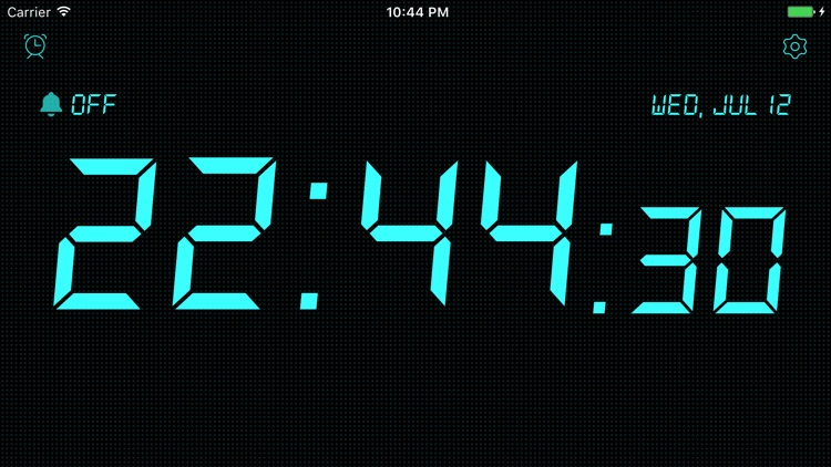 Bedside Clock - music alarms