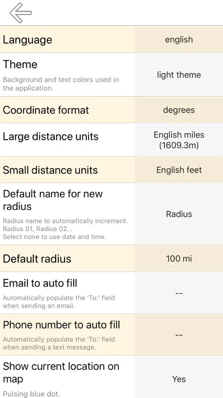 Radius On Map