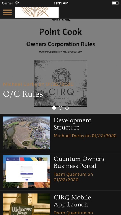 CIRQ Residential Community App