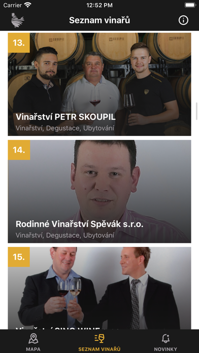 Velkobílovičtí vinaři Screenshot
