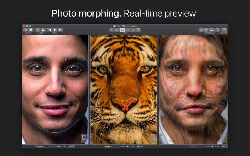 Morph Age › Photo Morphing