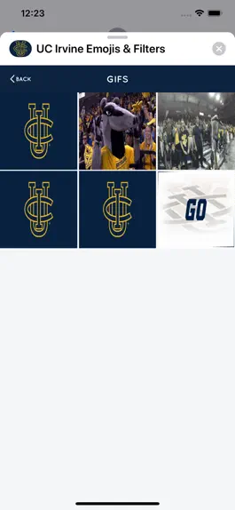 Game screenshot UC Irvine Emojis & Filters apk