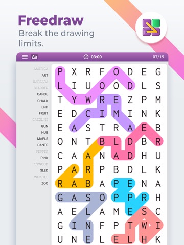 Word Search Colorfulのおすすめ画像5