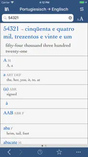 collins portugiesisch-englisch iphone bildschirmfoto 3