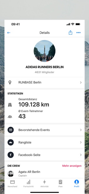 Runtastic PRO GPS Laufen Screenshot