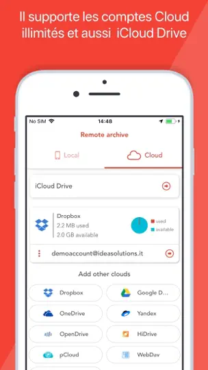 Capture d'écran de Amerigo - File Manager sur iPhone 2