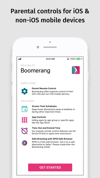Boomerang Parental Control