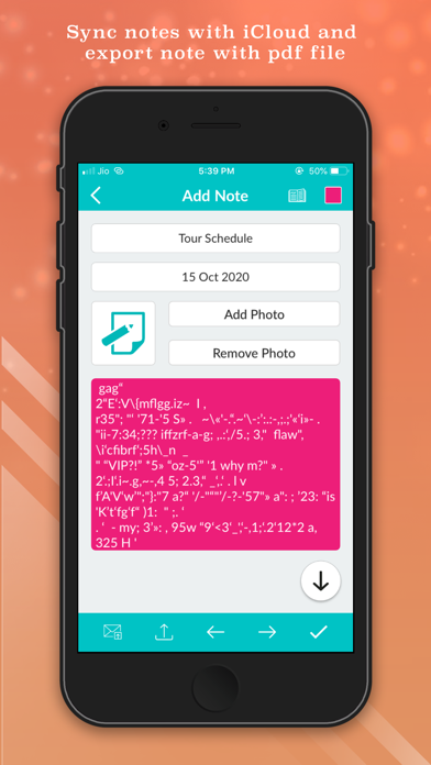 Screenshot #2 pour Sticky Notes - NotePad