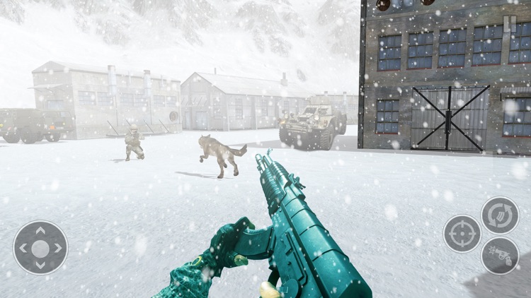 Snow Army Sniper Shooting War