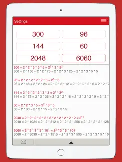Prime Factorization Factorizer iPad image 1