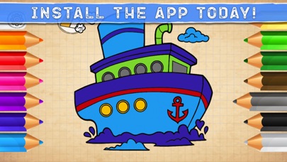 Baby games: my simple coloring iPhone screenshot 5 - Games app