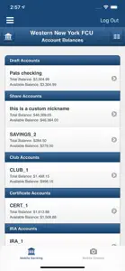 Western New York FCU screenshot #4 for iPhone