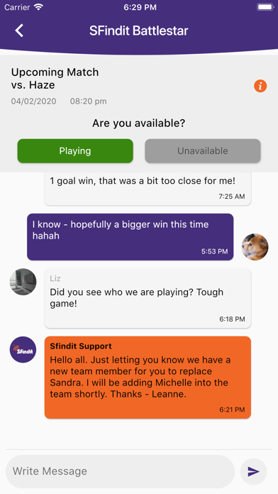 App screenshot