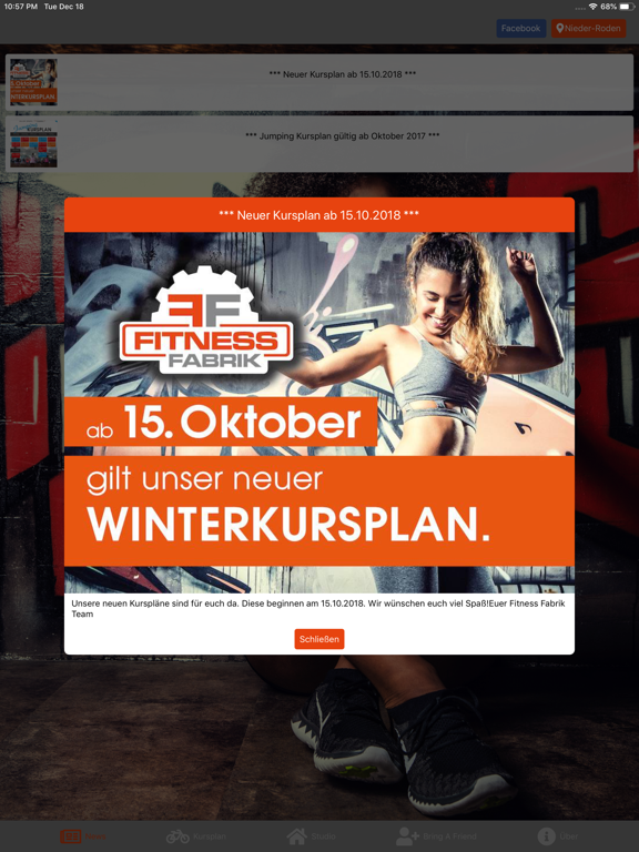 Screenshot #6 pour Fitness Fabrik Mobile