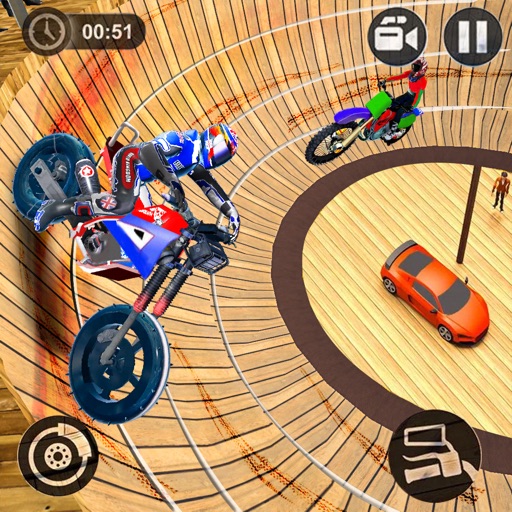 Well of Death Bike Stunt Drive iOS App